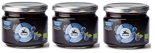 Alce Nero Composta di Mirtilli Biologica Bio - Compota de arándanos orgánicos (3 unidades, 270 g)