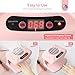 SAVILAND Professional Nail Dryer: 300W Quick Drying Nail Dryer for Regular Polish Acrylic Dip Powder Nail Dehydrator Primer Nail Polish Dryer Fan with Hot & Cold Air Must Have Nail Tech Supplies
