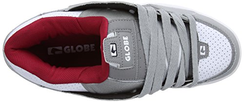 Image of Globe Fusion, Men's Skateboard Shoe, Grey White Navy, 43
