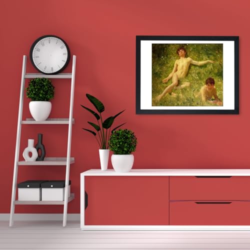 Affiche encadrée Henry Scott Tuke The Sunbathers Medium tableau impressionniste mer - 4