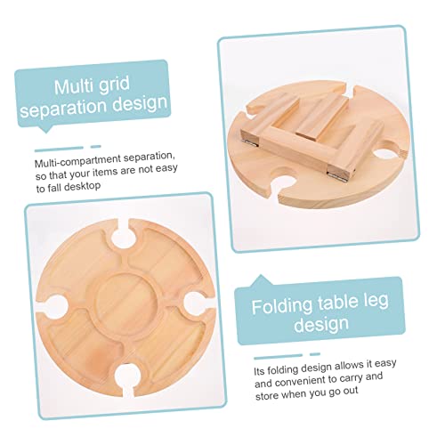 Table compacte repas et vin dotée d'une structure pliante ultra stable - 8