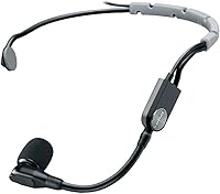 Vista 1 de Shure SM35-TQG - audífonos de diadema inalámbricos con micrófono de condensador, con protector contra el viento con broche, y conector TA4F (TQG)