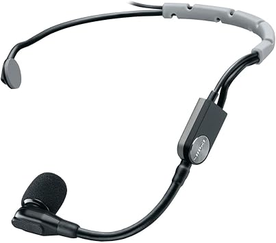 Shure SM35 Performance Headset Condenser Microphone for Hands-Free Audio, TQG Connector for use with Wireless Systems - Bodypack Transmitter Sold Separately SM35-TQG