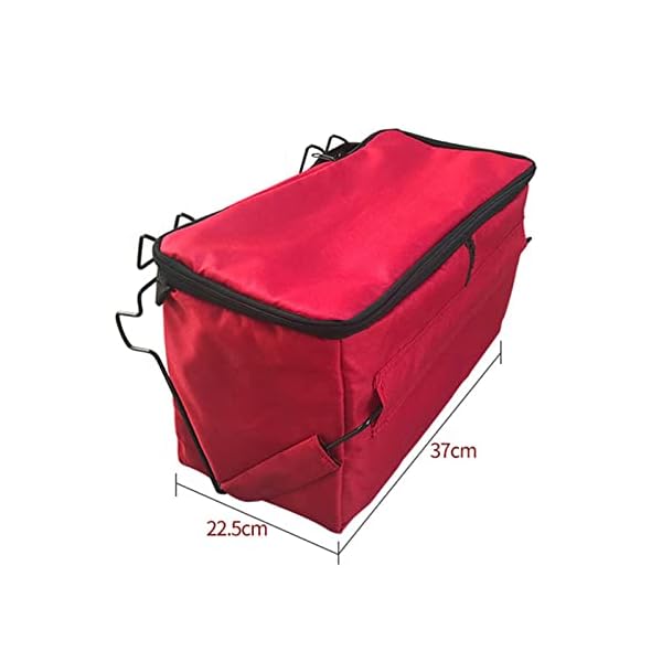 Isolierte Kühltasche mit Push-Pull-Trolley, 15 l, perfekt für Outdoor-Picknick, Camping, Grillen, Einkaufen, Golf, zusammenklappbarer Wagen mit Zubehör für Tiefkühlkost