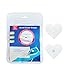 AURIZE 16 Pcs/Lightweight Duvet Cover Snaps Fasteners Comforter Holder Clips Keep The Corner Safe in Place (White)