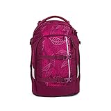 Bewusst produziert SATCH Purple Leaves Kinder-Rucksack, 45 cm, Lila Rosa Blätter, SAT-SIN-002-9H3