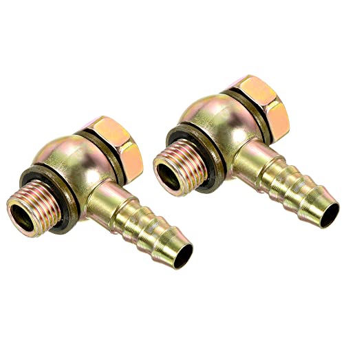 PATIKIL Hose Barb Fitting Elbow 10mm Barbed M12x1.25 Male Thread