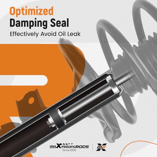 Image of maXpeedingrods Front Strut for Kia Forte Sedan & Forte Koup 2010-2013 | Forte5 2012-2013, 172721 172720 Complete Shock Absorber with Coil Spring Assembly (2pcs Front Strut)