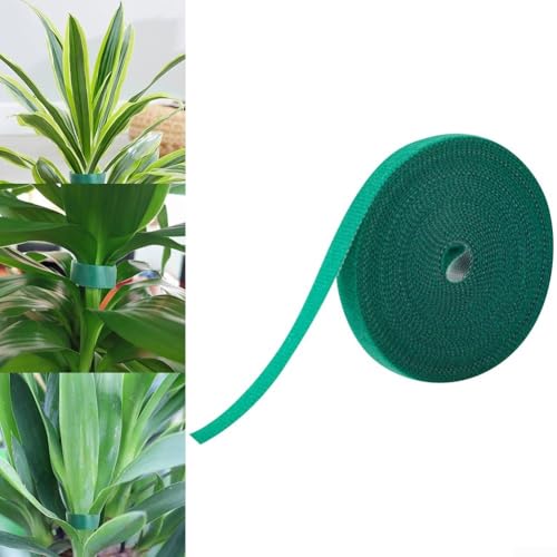 Wiederverwendbare Gartenbinder, starke Selbstunterstützung für Pflanzen und Organisation Ihres Arbeitsplatzes (10 m)