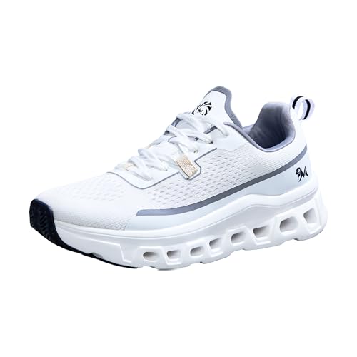 Image of Neeman's Hexa Glide Sneakers for Men | Sporty Lace-Up Shoes with Adaptive Mesh Upper, CloudSurge Foam Insole, Kinetic Cushioning Pods, Lightweight EVA Sole