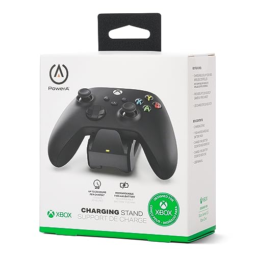 Image of PowerA Solo Charging Stand for Xbox Series X|S - Black, Works with Xbox One, Charging Station for Xbox Wireless Controller, Officially Licensed