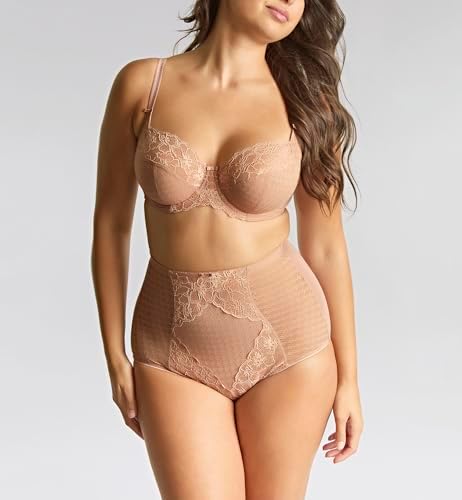 Panache Women's Envy Underwire Balcony Stretch Lace Bra |Honey,34E| Full Coverage Bra, Supportive Lift for Large Bust, Elegant & Comfortable Fit - 4