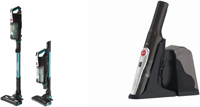 Hoover H-FREE 500 Energy HF522BEN 3in1 Cordless Stick Vacuum Cleaner with H-HANDY 700 PETS HH710TPT, Handheld Cordless Vacuum