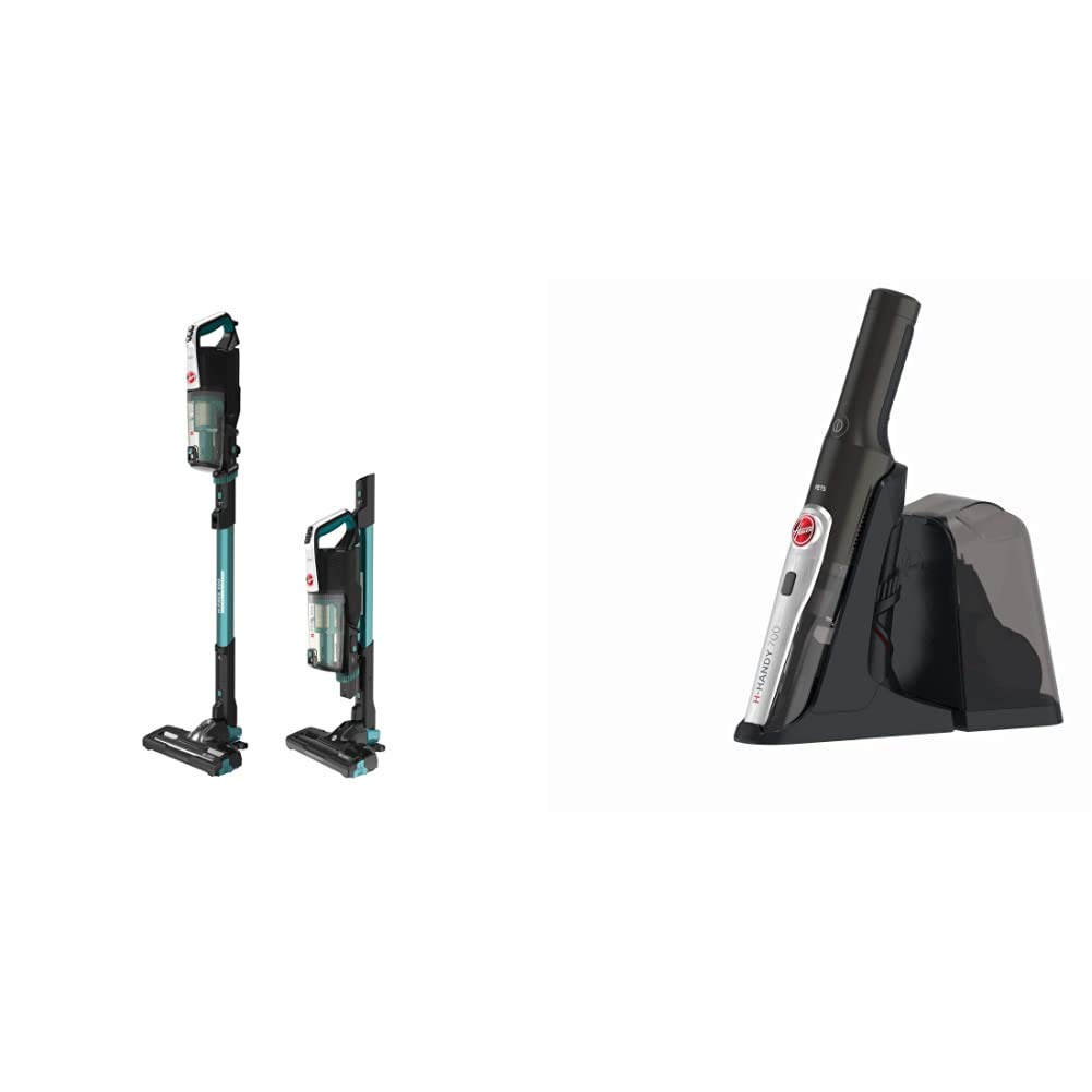 Hoover H-FREE 500 Energy HF522BEN 3in1 Cordless Stick Vacuum Cleaner with H-HANDY 700 PETS HH710TPT, Handheld Cordless Vacuum