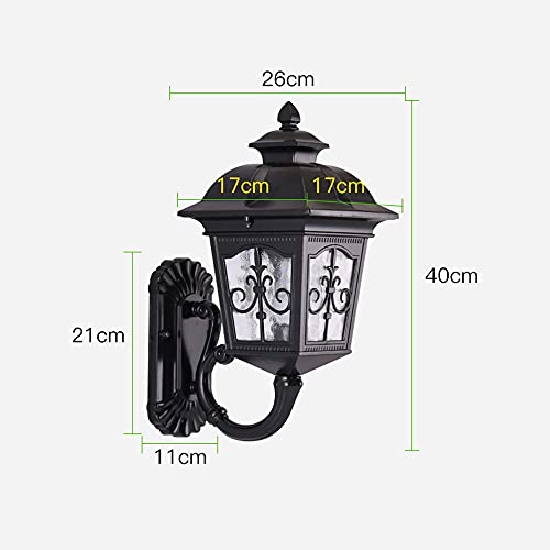 Lanterne murale extérieure E27 étanche IP54 style européen rétro pour jardin
