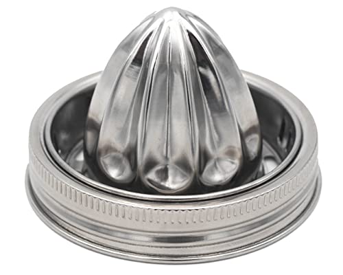 Stainless Steel Juicer Lid For Mason Jars - Wide Mouth #TOP17