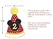 orangedolly Party hat| Second Birthday Outfit Boy Party Hat Cake Smash Outfit | | Party Hat | Cake Smash Cake Photoshoot Photoprop (Second Birthday Hat, Elastic Strap)