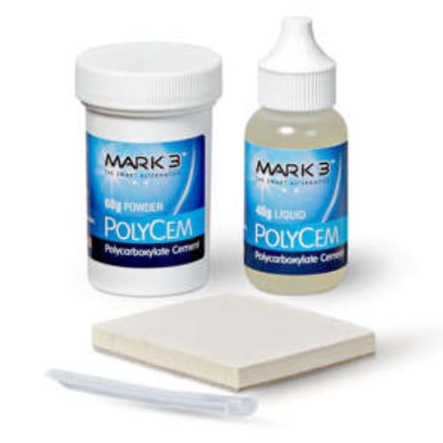Mark3 5350 PolyCem Polycarboxylate Cement 60gm Powder & 40gm Liquid