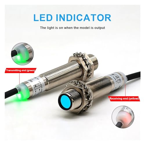 Capteur de proximité photoélectrique M12 pour stopper les fausses alertes sur chaîne de tri