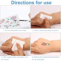 Zhtulck Tattoo Kinder 600+ Kindertattoos Hautfreundlich. Wasserdichte fake tattoos für kinder, Tattoo eignen sich hervorragend, um Kinder zu belohnen. (80 Blatt) – Ansicht 4