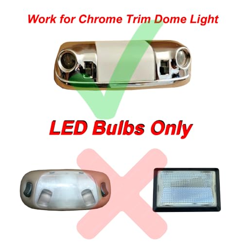 Bombillas LED para luz interior 6000k para Ford 3 piezas miniatura 5