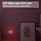 myCozyLite LED Nachtlicht Rot, Kleines Nachtlicht mit Stecker, Dämmerungssensor, Rotes Nachtlicht für Schlafzimmer, Badezimmer, Küche, Kinderzimmer, Flur, Rund, Energieeffizient, 2er Pack