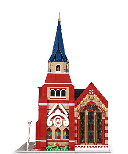 Kirche Bausteine Haus mit Beleuchtung Modular Building 2346 Klemmbausteine