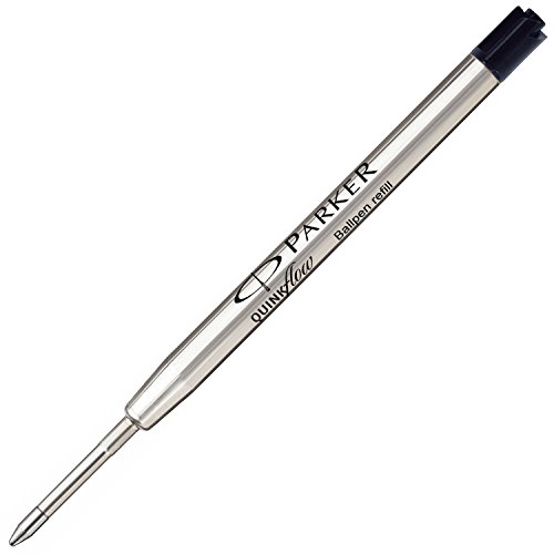 Recharge Parker Quinkflow authentique encre noire moyenne pour stylos d'exception