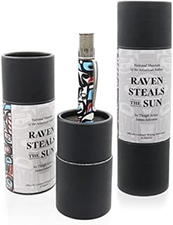 Retro 51 Tornado Smithsonian Rollerball Pen in Raven Steals the Sun, Silver