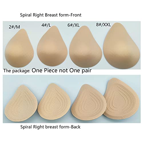 Cotton Mastectomy Breast Prosthesis Breast Forms Bra Insert Pads Light-weight Ventilation Sponge Boobs2