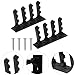 Toddmomy 6pcs Wall Mounted Arrow Storage Brackets Holder Rack Decorative Bow Holder for Living Room and Bedroom Sturdy Design Screws Tidy up Your Space