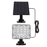 1000 Lumens 60 LED Solar Lights Outdoor Bright MYM Solar Powered Porch Lights Wall Mount Auto Dusk...