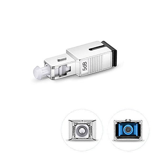 Jeirdus Atenuador óptico fixo simples de modo único 5Db SC/UPC fêmea para macho