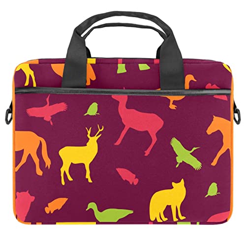 Funda de laptop contra arañazos bolso bandolera de araña de hombro para transportar portátil