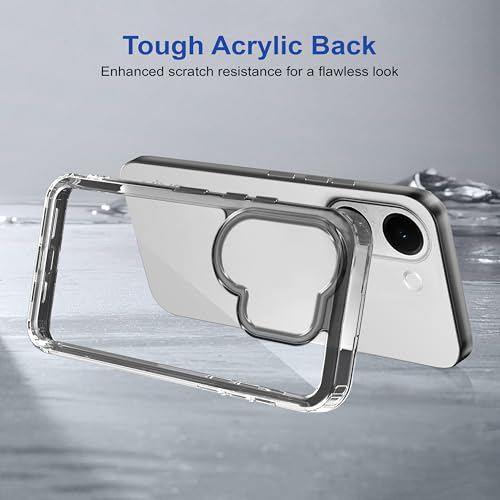 Image of Zapcase Back Case Cover for Vivo V60e | Compatible for Vivo V60e Back Cover | Case Cover with Camera Protection | (TPU + PC | Translucent Black)