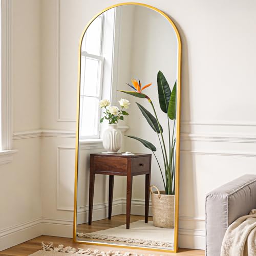 OLIXIS 64x21.5 Arched Full Length Mirror with Stand Body Mirror