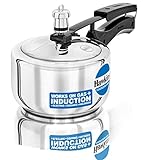 Hawkins 1.5 Litre Pressure Cooker, Stainless Steel Inner Lid Cooker, Induction Cooker, Small Cooker, Silver (HSS15)