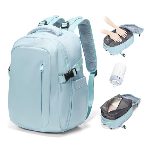 BJLFS Borse da Cabina per Ryanair 40x30x20 Bagaglio a mano Sottovuoto 40x20x25 Zaino da Viaggio con Sottovuoto impermeabile Donna Zaino Easyjet 45x36x20 Zaini Wizzair con porta scarpe