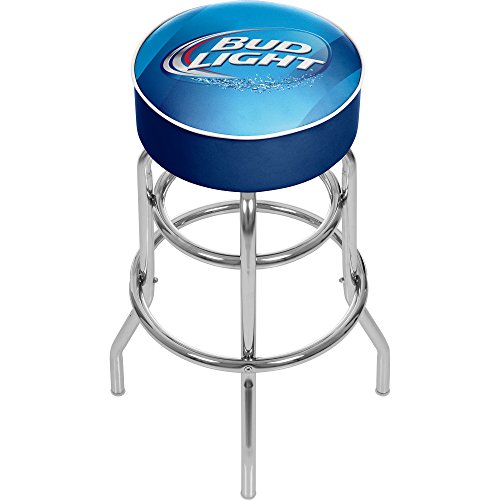 Bud Light Padded Swivel Bar Stool
