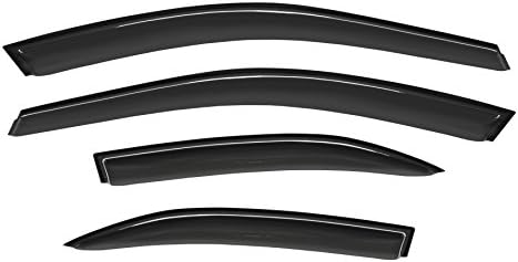 Gldifa Wind Deflector Compatible with 2002-2006 Toyota Camry Smoke Sun/Rain Guard Window Visors 94236