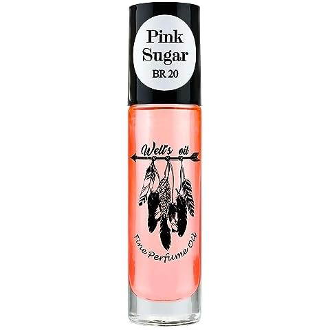 Well's Oil Roll-On Perfume Oil (Inspired by Pink Sugar) | Sweet Fruity Notes | Long-Lasting | Paraben-Free | 0.33 Fl Oz / 10 ml Cover