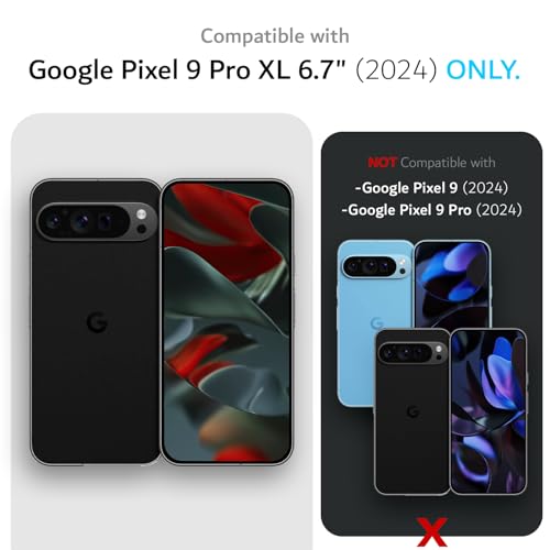 TUDIA for Google Pixel 9 Pro XL Case 2024, MergeGrip Magsafe Compatible Case, [Military Grade] Dual Layer Shockproof Slim Non-Slip Heavy Duty Protective Phone Cases - Indigo Blue by TUDIA - Image 2