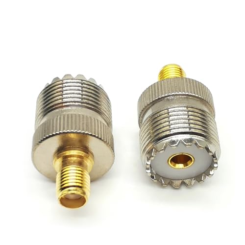 Adaptador Coaxial SMA a PL259 SO239, Pack 2 Piezas miniatura 2