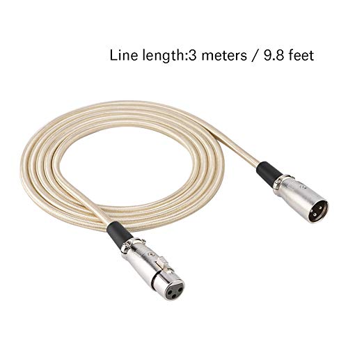 KIKYO Audio Cable, 3-Pin XLR Male to XLR Female Audio Cable, Microphone Audio Wire, 1m/3m/5m Optional - Image 4