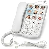 Corded Landline Phone for Seniors, Dementia/Alzheimers Phone for Seniors -Amplified Senior Phone -9 Picture...