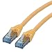 Produktbild ROLINE Patchkabel Kat.6A UTP, Component Level, LSOH, gelb, 1,5 m
