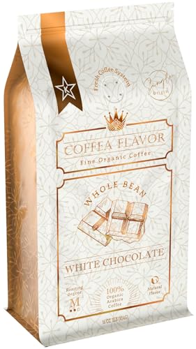 Café en grano sabor chocolate blanco 100% arábica orgánico miniatura 2
