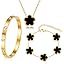 Black Floral Set