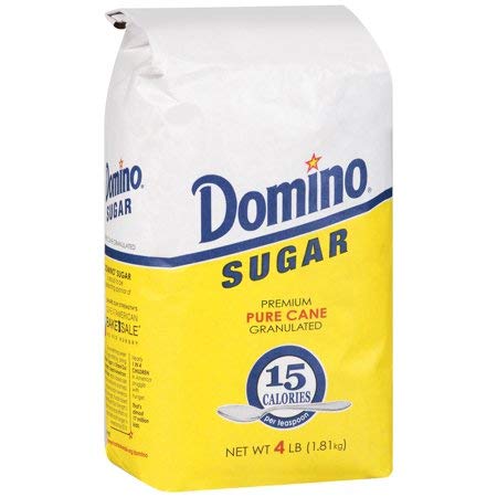 Domino: Pure Cane Granulated Sugar, 4 Lb (2 pack)