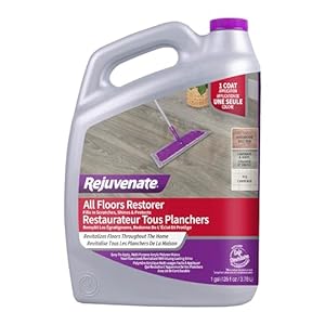 Rejuvenate All Floors Restorer and Polish Fills in Scratches Protects & Restores Shine No Sanding Required (128 oz)